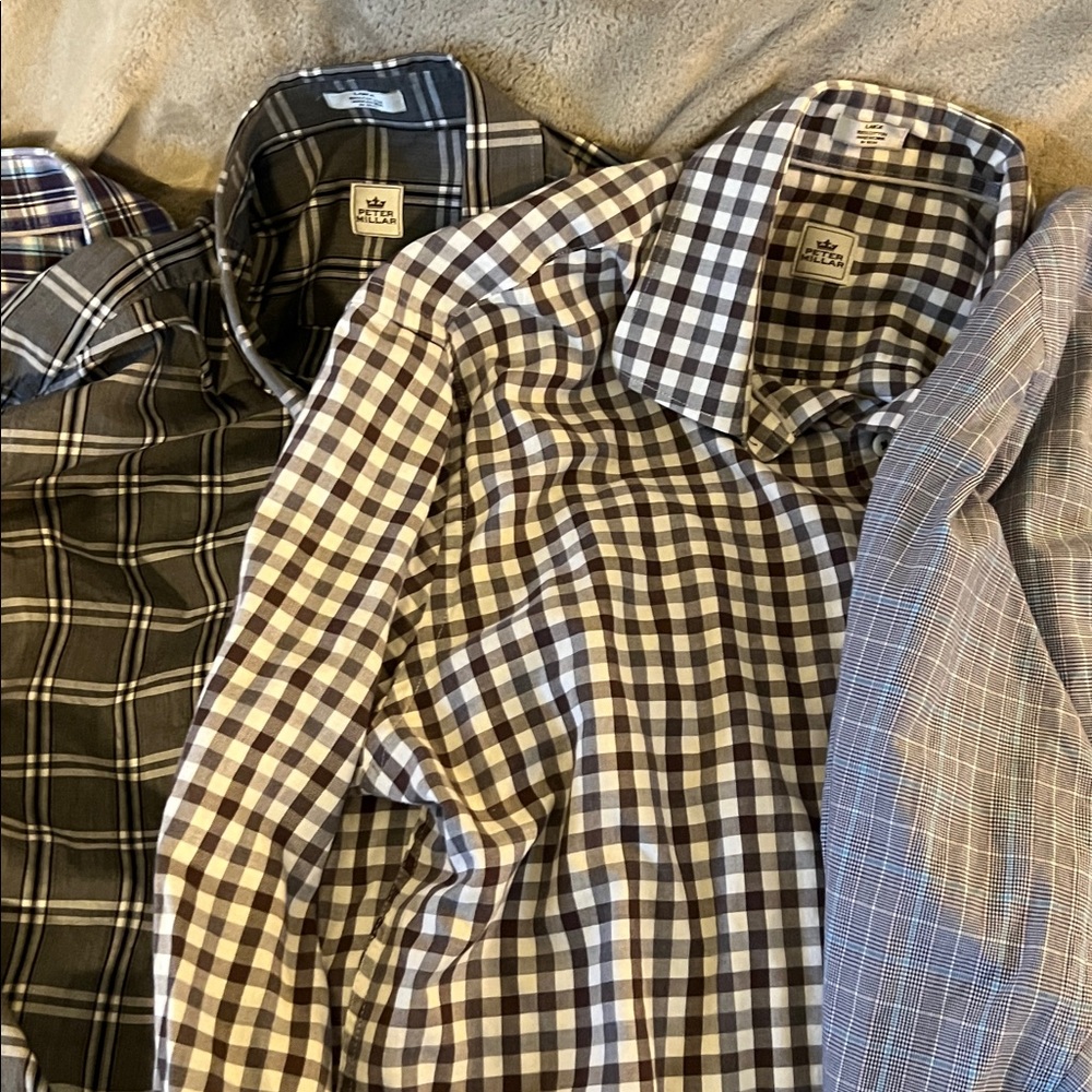 6 Peter Millar Button Down Shirts. Large - image 10
